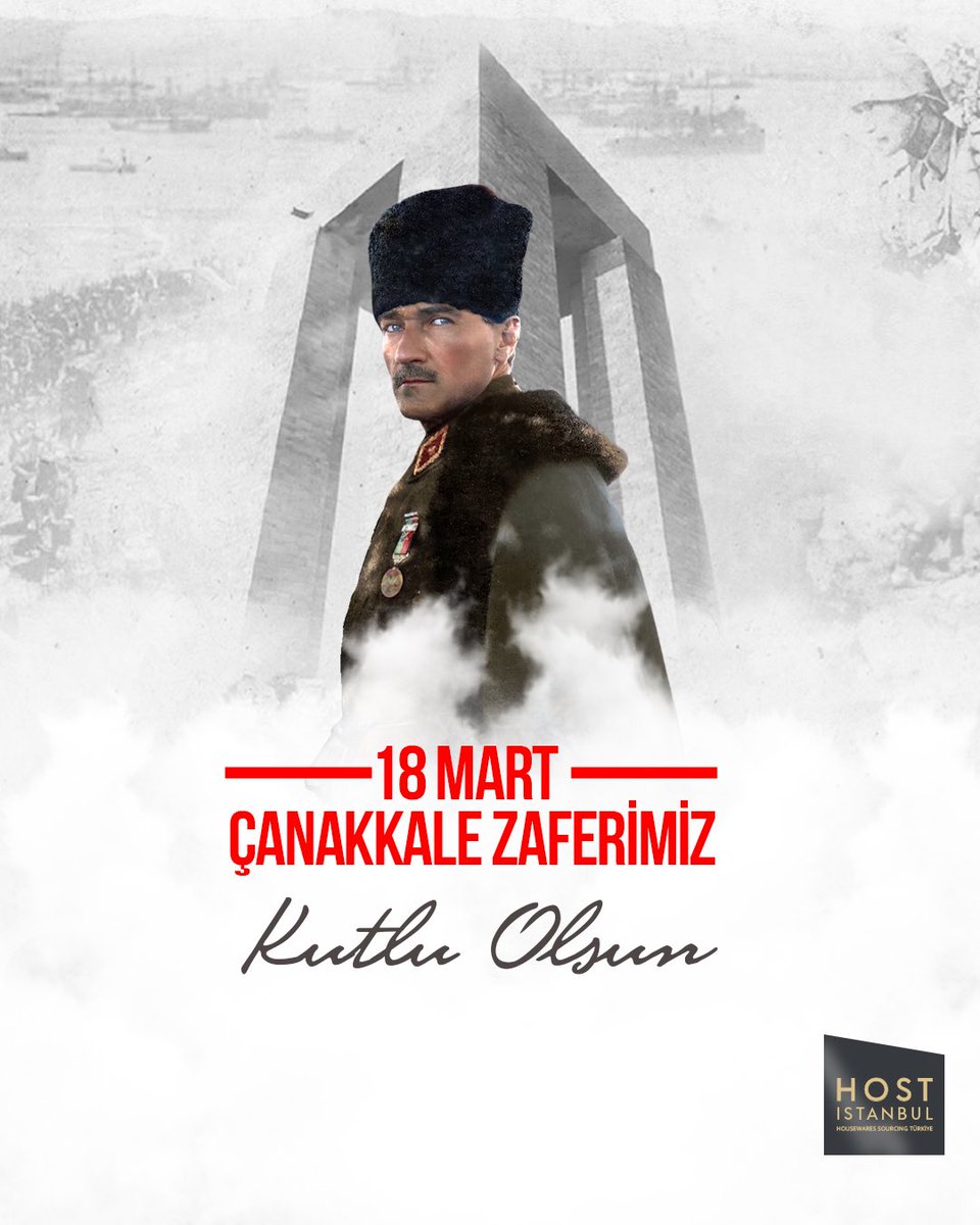 Bugün, kahramanlarımızın yazdığı büyük destanı anıyoruz. 18 Mart Çanakkale Zaferimiz kutlu olsun! 🇹🇷