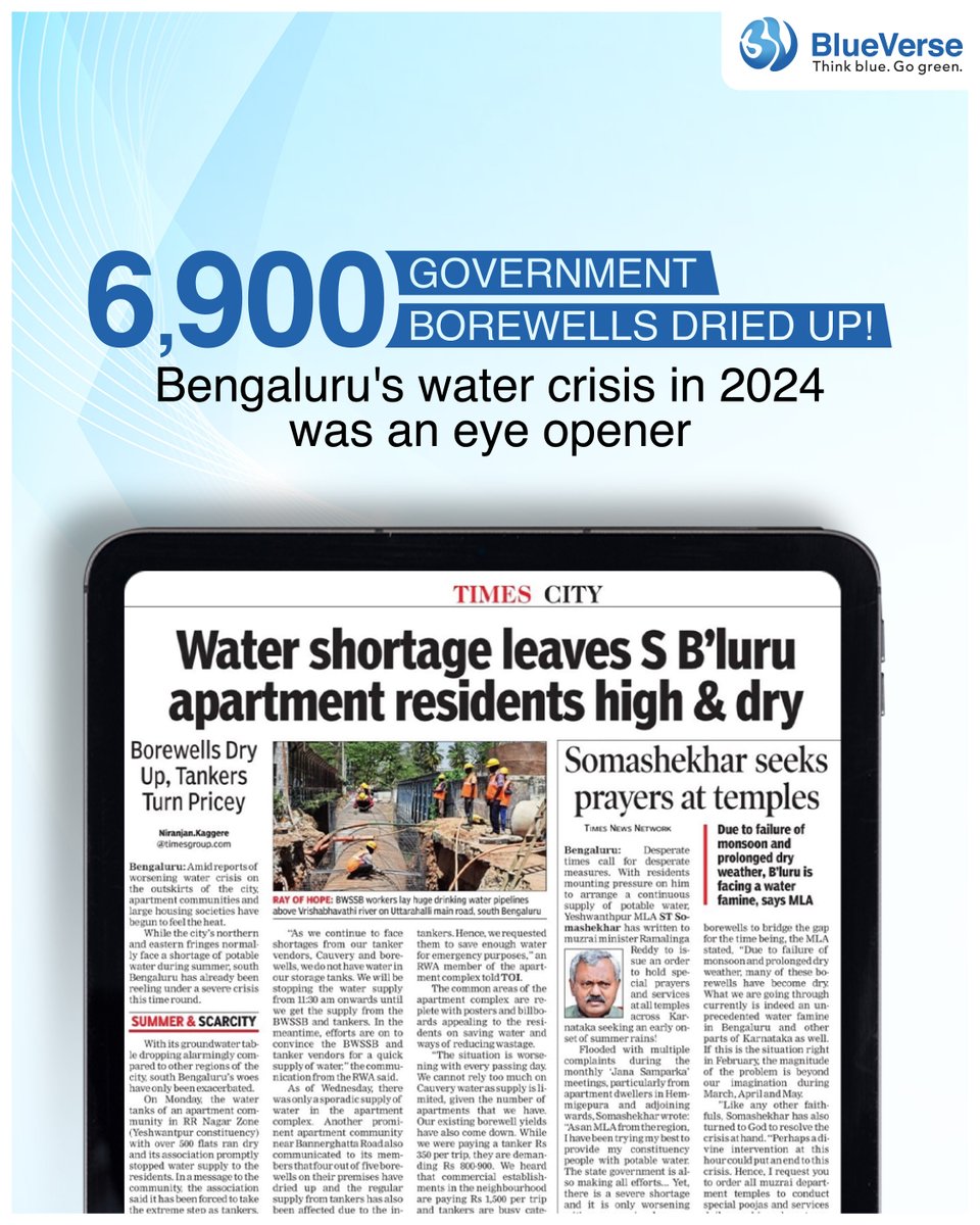 blueverseearth's tweet image. The countdown begins... As we approach World Water Day, let's take a closer look at our daily habits and their impact on our planet's most precious resource. Swipe through to discover some surprising facts and stay tuned for more!
#WorldWaterDay #WaterSustainability #BlueVerse