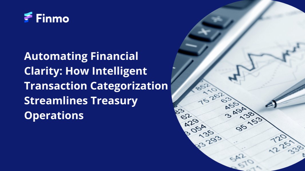 Finmo_net's tweet photo. ⚙️ Automating Financial Clarity ⚙️

Discover how intelligent transaction categorization transforms treasury operations — boosting accuracy, improving reporting, and optimizing cash flow.

🔎 Read insights from our CPO, Akhil Nigam: https://t.co/AnXN5QvOaW

#Fintech #Automation https://t.co/aIaUz3dzVG