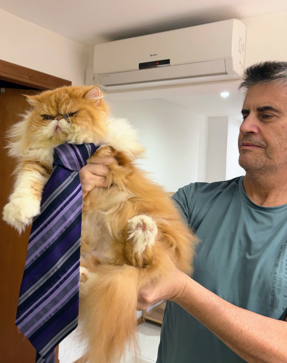 Feliz cumpleaños <a href="/MarianoBolso71/">Mariano Bolso 71-80-88</a> !!! Siempre tan formal y elegante 🤩. Vos no, la mascota 🙄. 😍😍🥰🥰