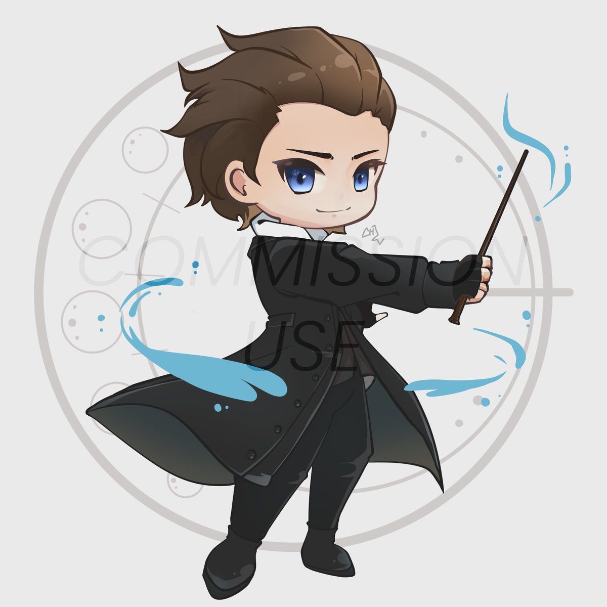 _Chazv's tweet image. First time drawing DnD characters 💕
Thank you @Poggle38 for your enquiries~
#DnD #DnDcharacter #commissionsopen #CommissionedArt #chibiart