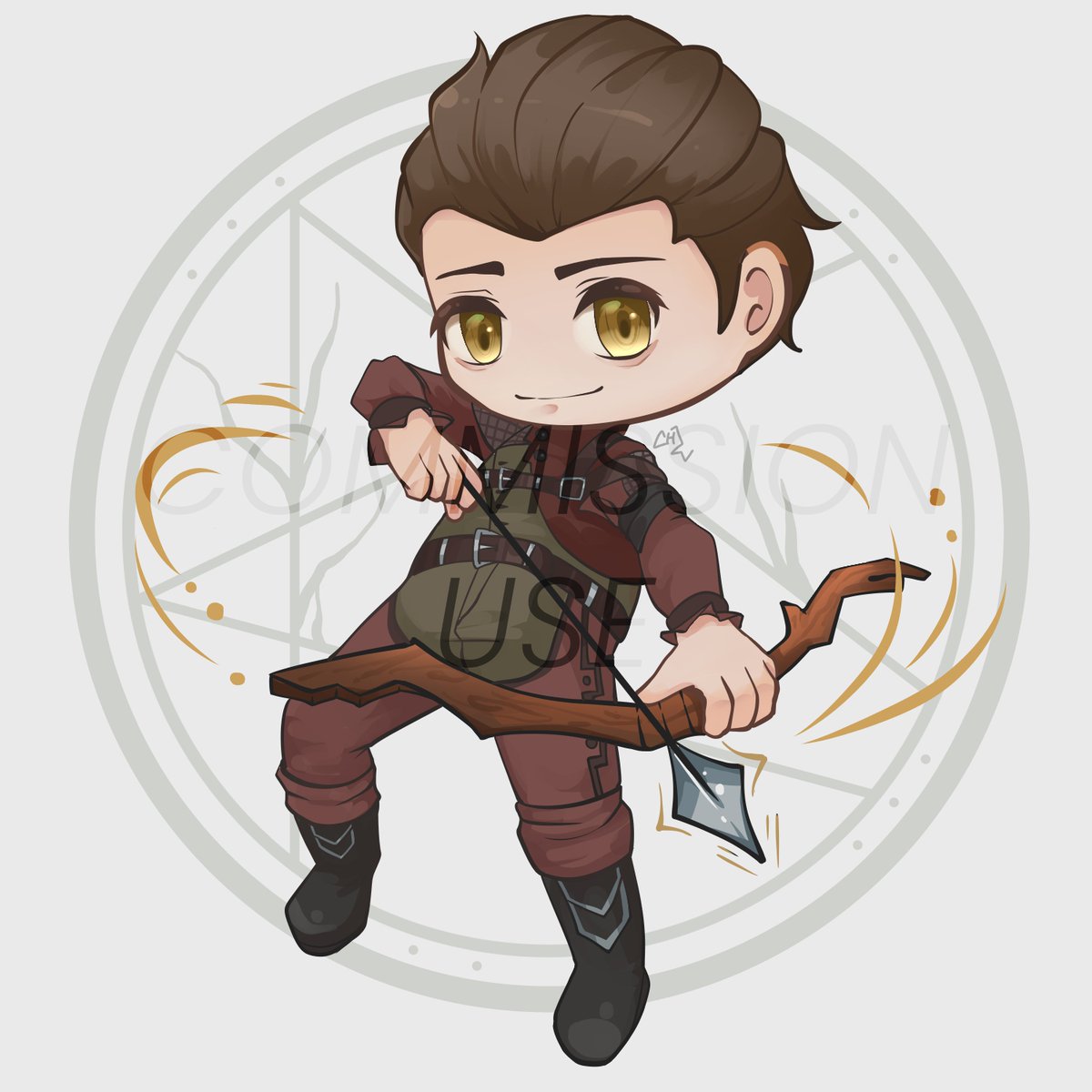 _Chazv's tweet image. First time drawing DnD characters 💕
Thank you @Poggle38 for your enquiries~
#DnD #DnDcharacter #commissionsopen #CommissionedArt #chibiart