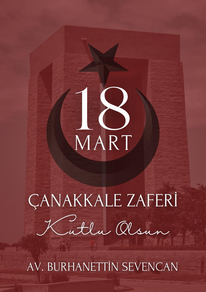 İstiklal ve istikbalinden asla taviz vermeyen, göğsünü siper ederek “Çanakkale Geçilmez” dedirten ve bu toprakları bize vatan kılan kahraman ecdadımızı 18 Mart Çanakkale Zaferimizin 110. yıl dönümünde rahmet ve minnetle yâd ediyorum. 
#18martcanakkalezaferi 🇹🇷