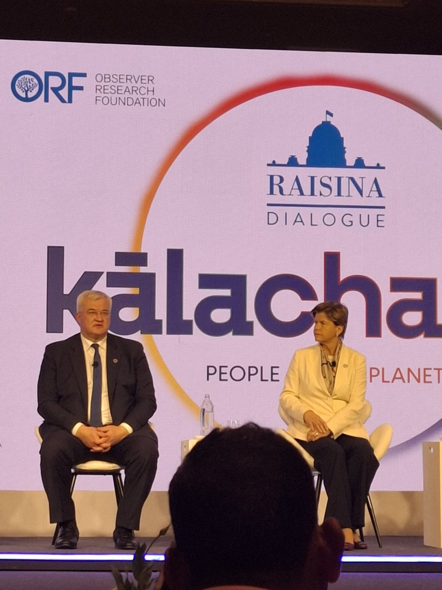 Ukrainian Prism (@prismua) on Twitter photo Ukrainian Prism Dr Hanna Shelest and <a href="/vorozhbyt/">Olya Vorozhbyt</a> participate in <a href="/raisinadialogue/">Raisina Dialogue</a> 2025 - the biggest geopolitical forum of Asia.
Big Ukrainian delegation this year as a demonstration of growing interest between India and Ukraine
Among the speakers is <a href="/andrii_sybiha/">Andrii Sybiha 🇺🇦</a> - minister of Ukrainian Prism Dr Hanna Shelest and <a href="/vorozhbyt/">Olya Vorozhbyt</a> participate in <a href="/raisinadialogue/">Raisina Dialogue</a> 2025 - the biggest geopolitical forum of Asia.
Big Ukrainian delegation this year as a demonstration of growing interest between India and Ukraine
Among the speakers is <a href="/andrii_sybiha/">Andrii Sybiha 🇺🇦</a> - minister of