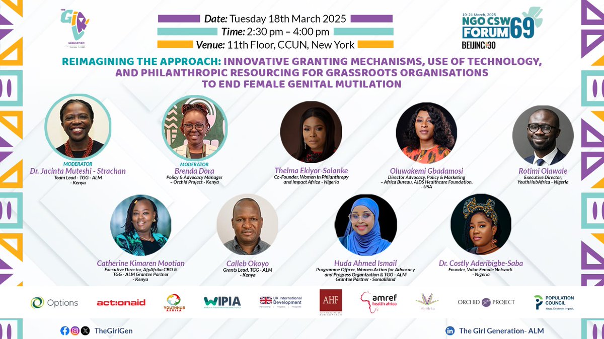 AfyAfrika (@afyafrika) on Twitter photo 🚨Happening Today!🚨
Our Executive Director <a href="/CMootian/">Cate Kimaren Mootian</a> takes the global stage at the #CSWForum in New York, joining a powerful panel to discuss granting mechanisms, technology and resourcing for grassroot organizations to end FGM. #CSW69 🚨Happening Today!🚨
Our Executive Director <a href="/CMootian/">Cate Kimaren Mootian</a> takes the global stage at the #CSWForum in New York, joining a powerful panel to discuss granting mechanisms, technology and resourcing for grassroot organizations to end FGM. #CSW69