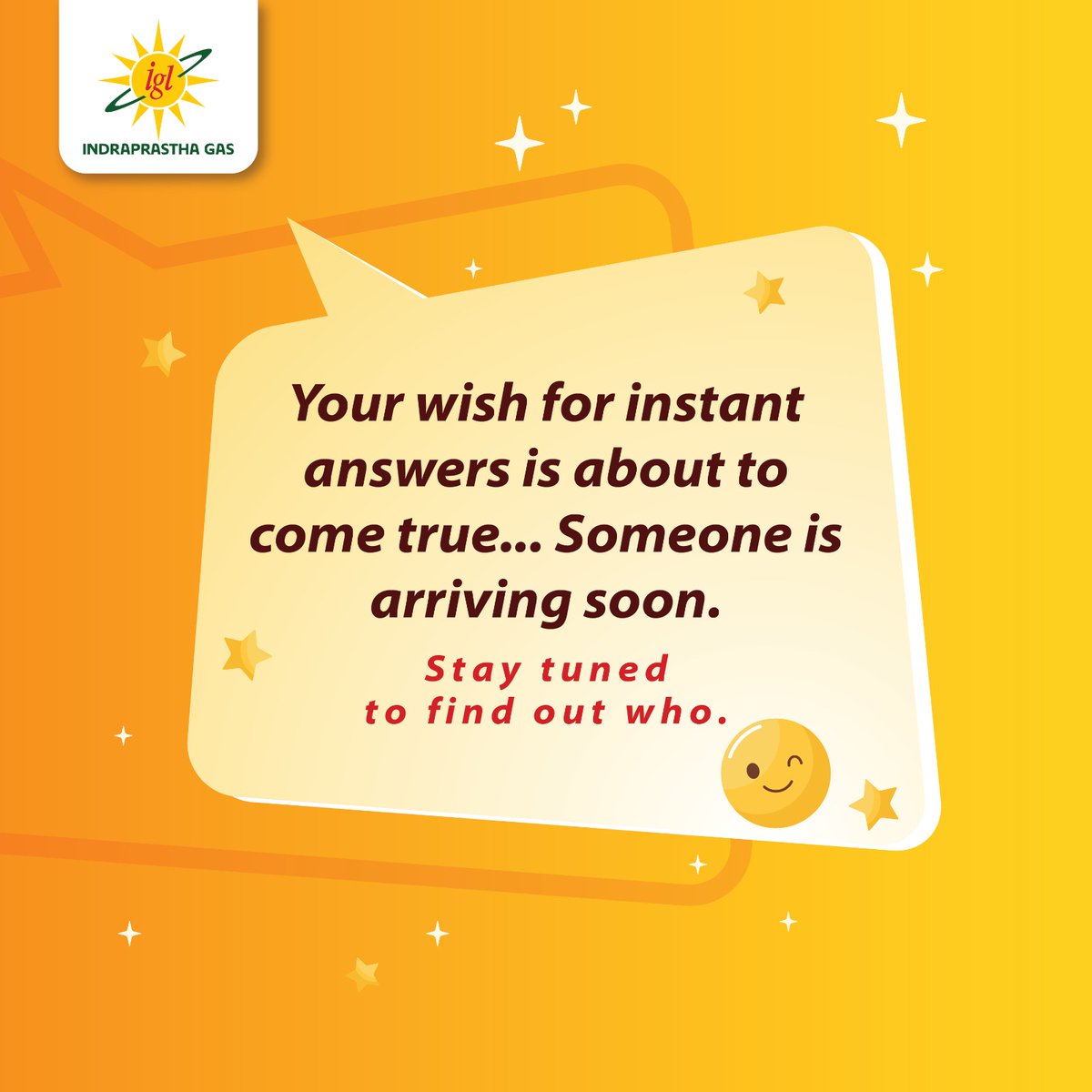 IGLConnect's tweet photo. The need for speedy answers has led us to launch something new and exciting. Soon you'll have queries answered in a snap.
#igl #cng #png #somethingnew #knowyourgas #launchingsoon #StayTuned https://t.co/7AArbU9tQo
