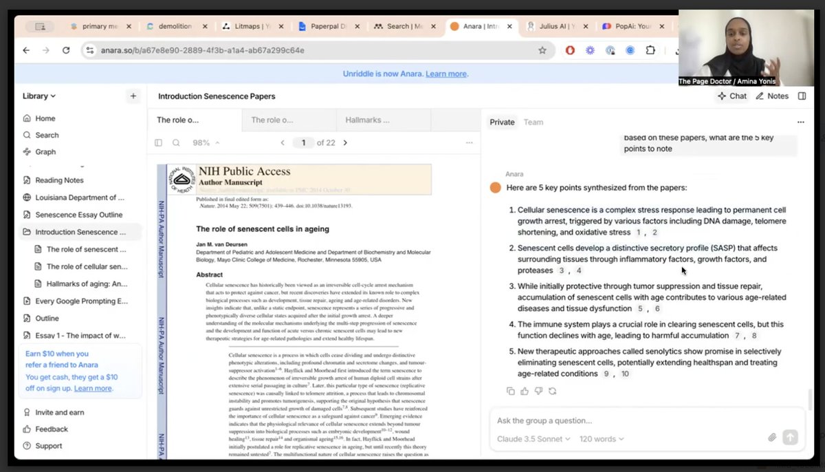 DrAminaYonis's tweet image. Instead of ChatGPT or DeepSeek, i'll teach you how to search, write, edit and publish 10x quicker as an academic.
✨ Register here > eventbrite.com/e/129094342954… Join me on the 19th of April for a live masterclass, to learn which AI tool is best to use for each academic process.…