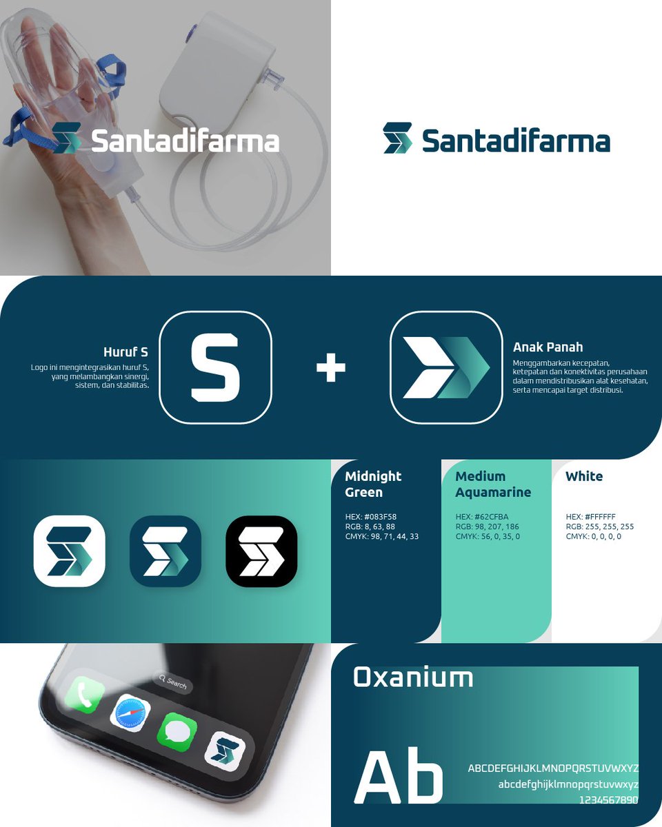 Asadancs's tweet photo. Desain Logo untuk PT Santadifarma Swasthya Seva, sebuah perusahaan yang bergerak di industri distribusi alat kesehatan.
#logo #logos #logodesigner #healthlogo #kesehatan #logodesign #alatkesehatan #rumahsakit #hospital #company #perusahaan https://t.co/h4x4pGMWyV