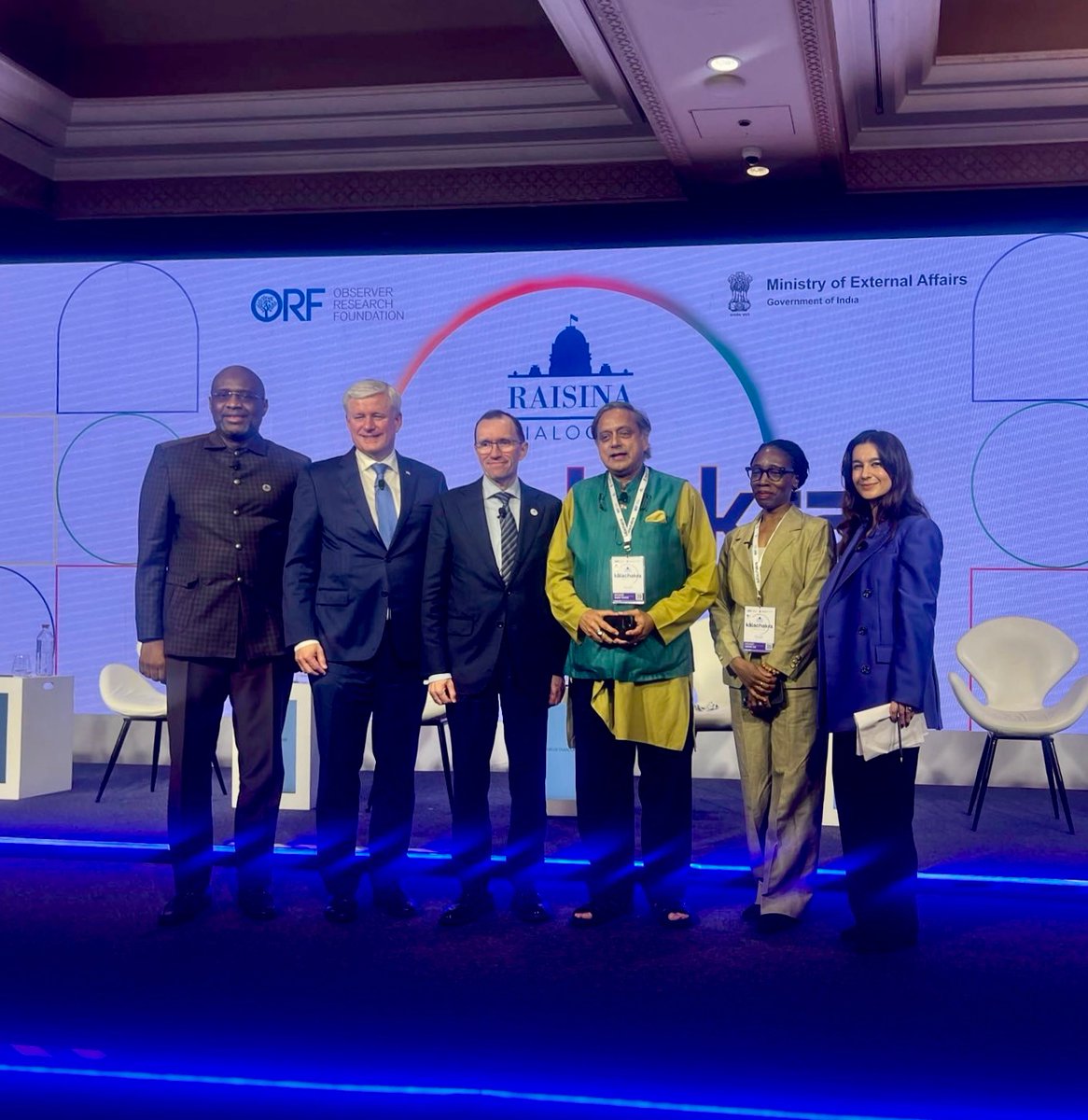 Espen Barth Eide (@espenbartheide) on Twitter photo The rules-based international order is challenged, but it is not dead. In a rapidly changing geopolitical reality, we need to uphold our common principles.
Honoured to participate at the <a href="/raisinadialogue/">Raisina Dialogue</a> panel «Waging Peace: Looking Behind to Look Ahead» 🌏 The rules-based international order is challenged, but it is not dead. In a rapidly changing geopolitical reality, we need to uphold our common principles.
Honoured to participate at the <a href="/raisinadialogue/">Raisina Dialogue</a> panel «Waging Peace: Looking Behind to Look Ahead» 🌏
