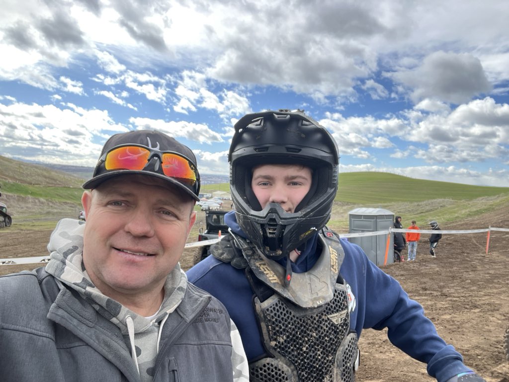 I love being his Dad. Moto is in our blood. Team 780