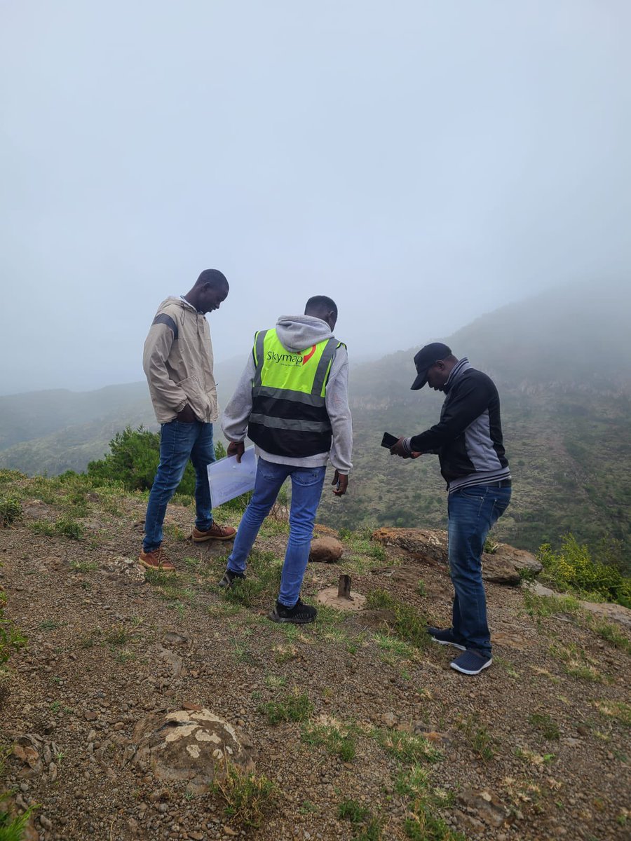 SkymapAfrica's tweet photo. More of Skymap Africa in action at Mt. Kulal, Marsabit! 🚀
Using drones and ground surveys, we’re bringing essential utilities to marginalized communities with precision and care.⚡️ Quality and efficiency, always!#Skymap #SkymapAfrica #DroneSurveying #UtilityMapping https://t.co/iQuQhq2OWg