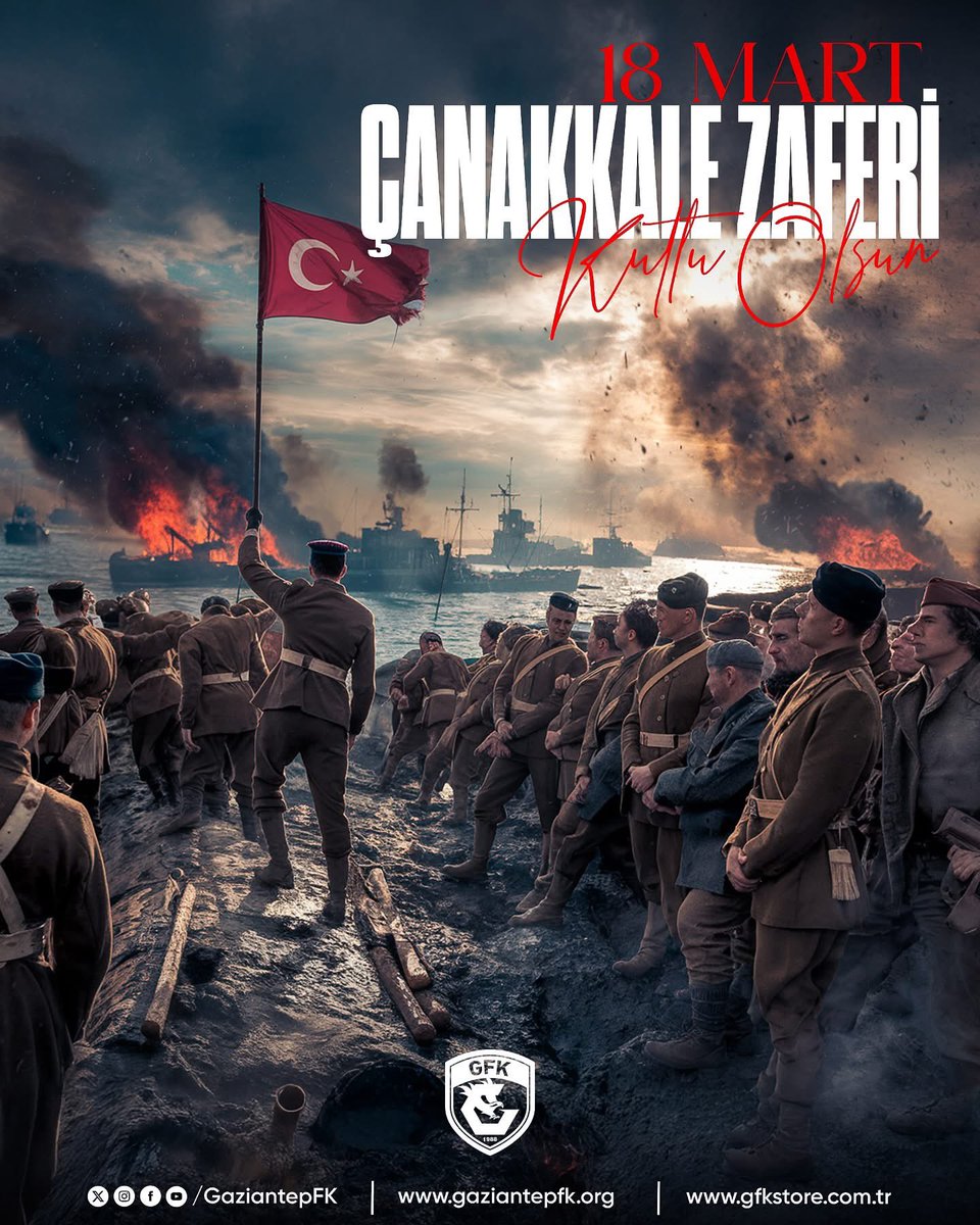 18 Mart,Vatan sevgisinin ve fedakarlığın simgesidir.