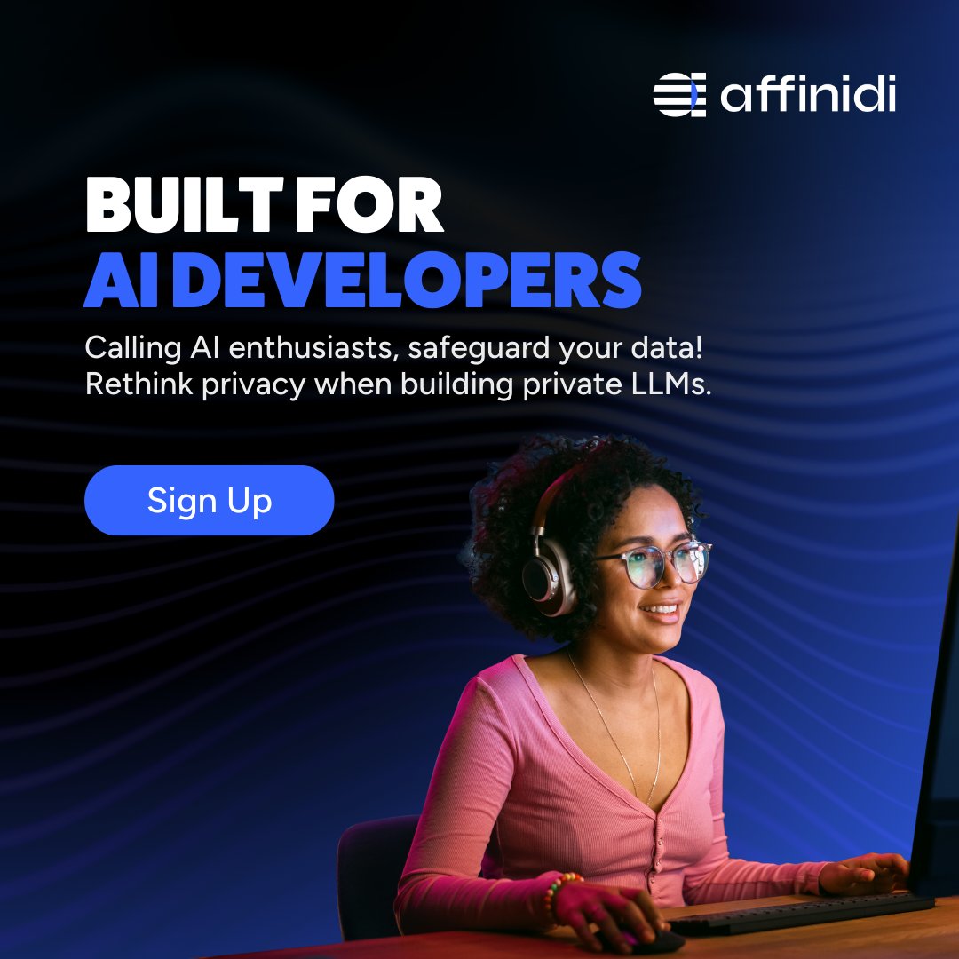 Are you looking to set up your own private LLM 👨🏻‍💻 to enhance your work and daily tasks?

At Affinidi, we’re building something exciting, and your insights will be invaluable in shaping our next steps.

We’d love to hear from you on:
💻 The challenges of setting up a private LLM