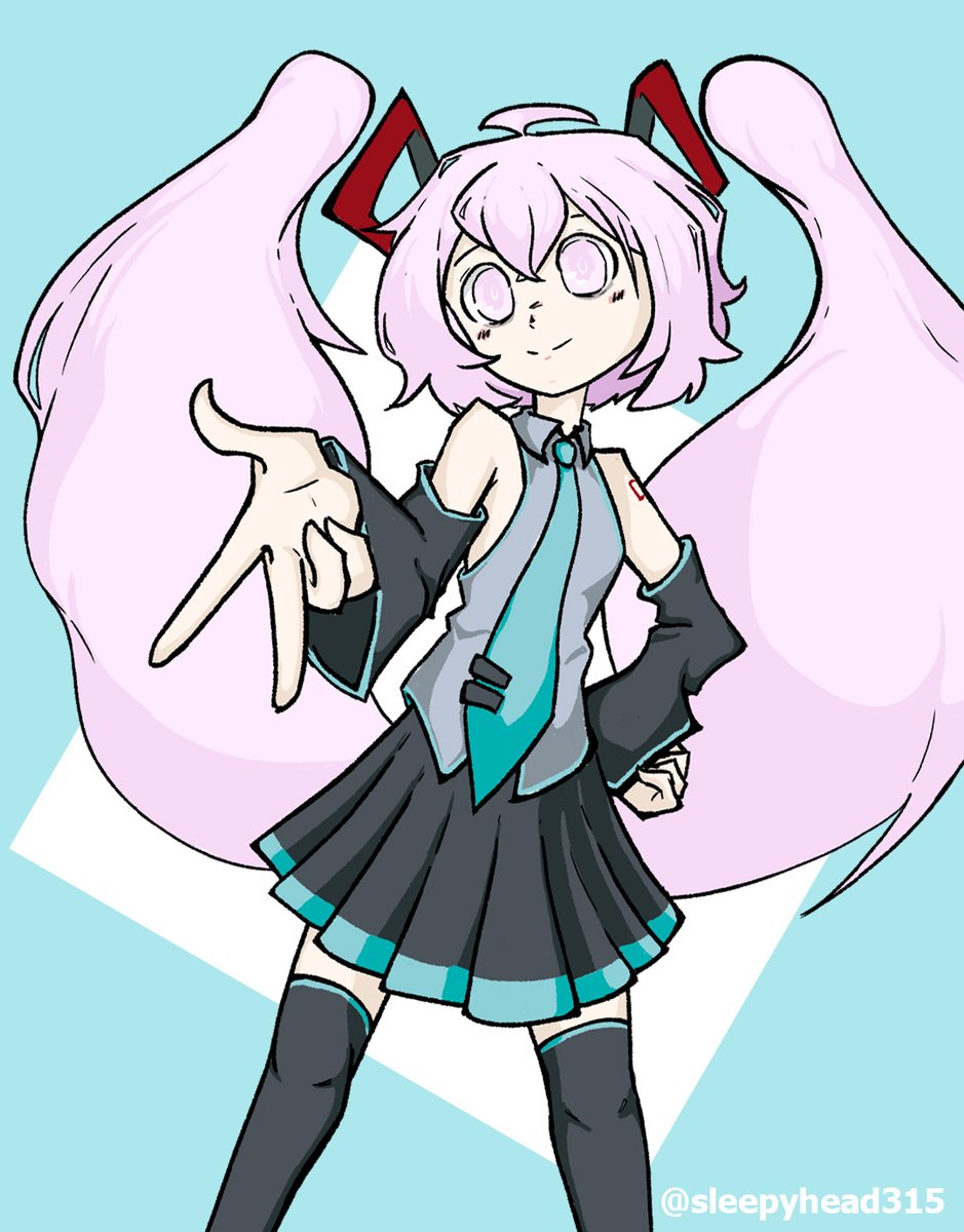 sleepyhead315's tweet image. #art #BLACKSOULS #DeadSpace #LeagueOfLegends #HatsuneMiku