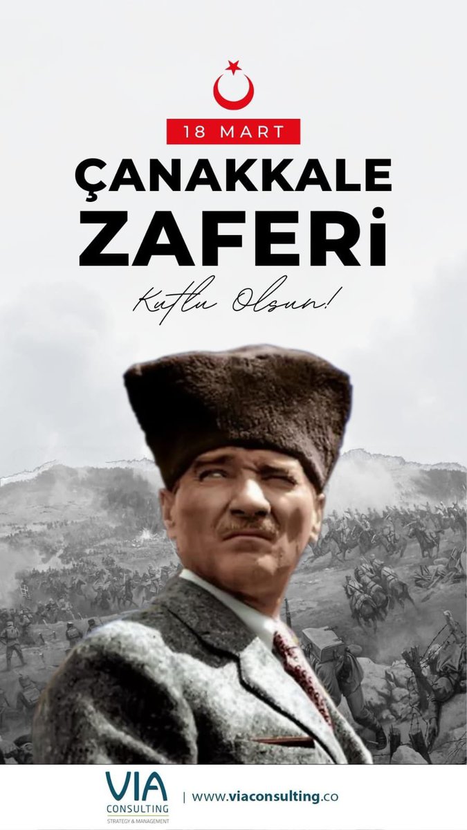 "18 Mart 1915, Türk milletinin Çanakkale'de destan yazdığı gündür. 

Bu zafer, vatan sevgisinin, cesaretin ve dayanışmanın en büyük simgelerinden biridir. Kahraman askerlerimiz, imkânsızlıklara rağmen büyük bir inançla mücadele ederek tarihe altın harflerle adını yazdırmıştır.