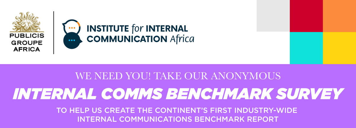 📣 Calling all internal comms specialists! @Publicis_Africa and Institute for Internal Communication Africa (IFICA) are creating the continent’s first industry-wide internal comms benchmark report, and we need your help!

Simply take our totally anonymous benchmark survey, and