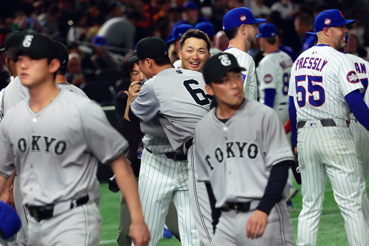 n__oooo2's tweet photo. hug
#MLBTokyoSeries https://t.co/tDiwiZBVkK