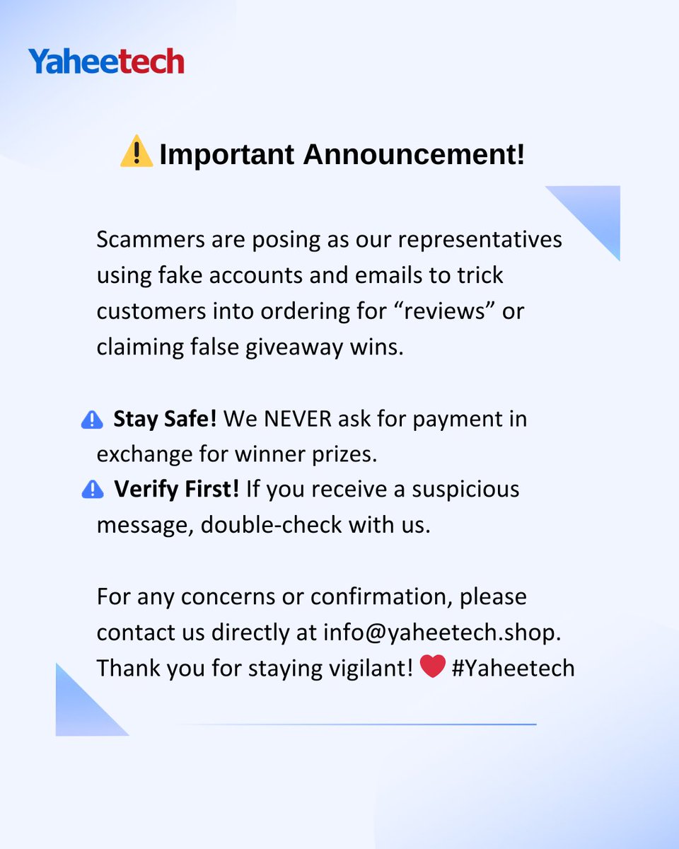 Yaheetech tweet media