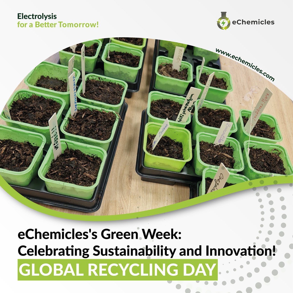 eChemicles (@echemicles) on Twitter photo Have you ever wondered why there is a recycling symbol in <a href="/eChemicles/">eChemicles</a>'s logo? ♻️
Sustainability is at the heart of every eChemicles activity and is the foundation of our company values. We dedicated a Green Week to highlight the importance of recycling in preserving our planet's Have you ever wondered why there is a recycling symbol in <a href="/eChemicles/">eChemicles</a>'s logo? ♻️
Sustainability is at the heart of every eChemicles activity and is the foundation of our company values. We dedicated a Green Week to highlight the importance of recycling in preserving our planet's