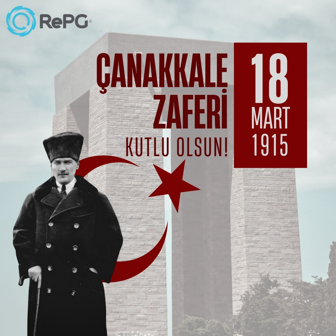 18 Mart Çanakkale Zaferi’nin 110. yılında, başta Ulu Önder Mustafa Kemal Atatürk olmak üzere bu büyük destanın kahramanları olan şehitlerimizi ve gazilerimizi saygı ve minnetle anıyoruz.

#18Mart #repg #repgenergy #repgindustry #zerowasteheat  #latentheat #wasteheat #deeptech