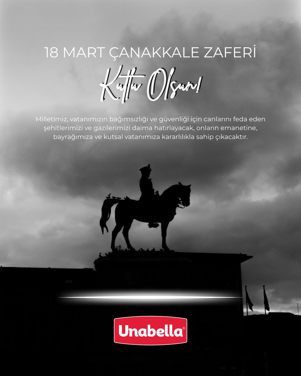 Milletimizin birlik ve beraberlik içinde kazandığı eşsiz bir zafer olan 18 Mart Çanakkale Zaferi'nin 110. yılında, başta Gazi Mustafa Kemal Atatürk ve silah arkadaşları olmak üzere tüm şehitlerimizi rahmet ve minnetle anıyoruz.

#18MartÇanakkaleZaferi