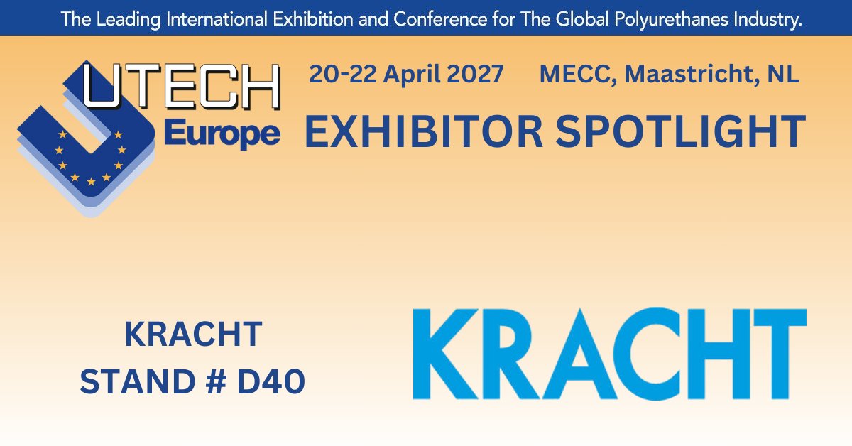 We are delighted to welcome Kracht as exhibitors at UTECH Europe 2027 at MECC, Maastricht, 20-22 April 2027.   Kracht is a leading manufacturer of gear pumps, flow measurement, hydraulics and valves. loom.ly/x07B1Jw #UTECHEurope