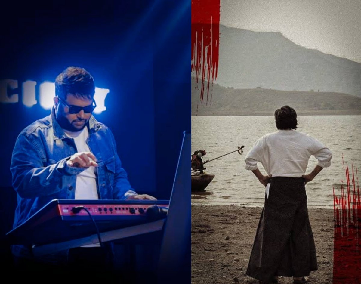 DailyCultureYT's tweet image. &quot;My blood is rushing to compose the background score for #TheyCallHimOG, because I’ve seen rushes of #PawanKalyan sir holding a katana and shooting everyone with a gun.

I will change all the instruments for OG and fill the room with Pawan Kalyan posters while composing the BGM…