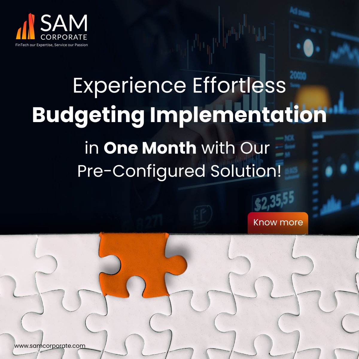 SamCorporate's tweet image. Tired of complex budgeting processes that drain time and resources? Eliminate the delays and experience budgeting, fully implemented in just 30 days! Talk with an expert: samcorporate.com/budgeting-appl… #BudgetingApplication 
#BudgetingSoftware #SAMCorporate