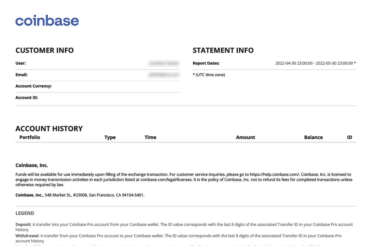 Not sure what's going on here anymore, but Coinbase Exchange has deleted all previous transaction history for all my trades on their platform incl May 2022, the exact time I bought $wLUNA pre-suspension. <a href="/CoinbaseSupport/">Coinbase Support</a> Any idea where my statement records have gone please?