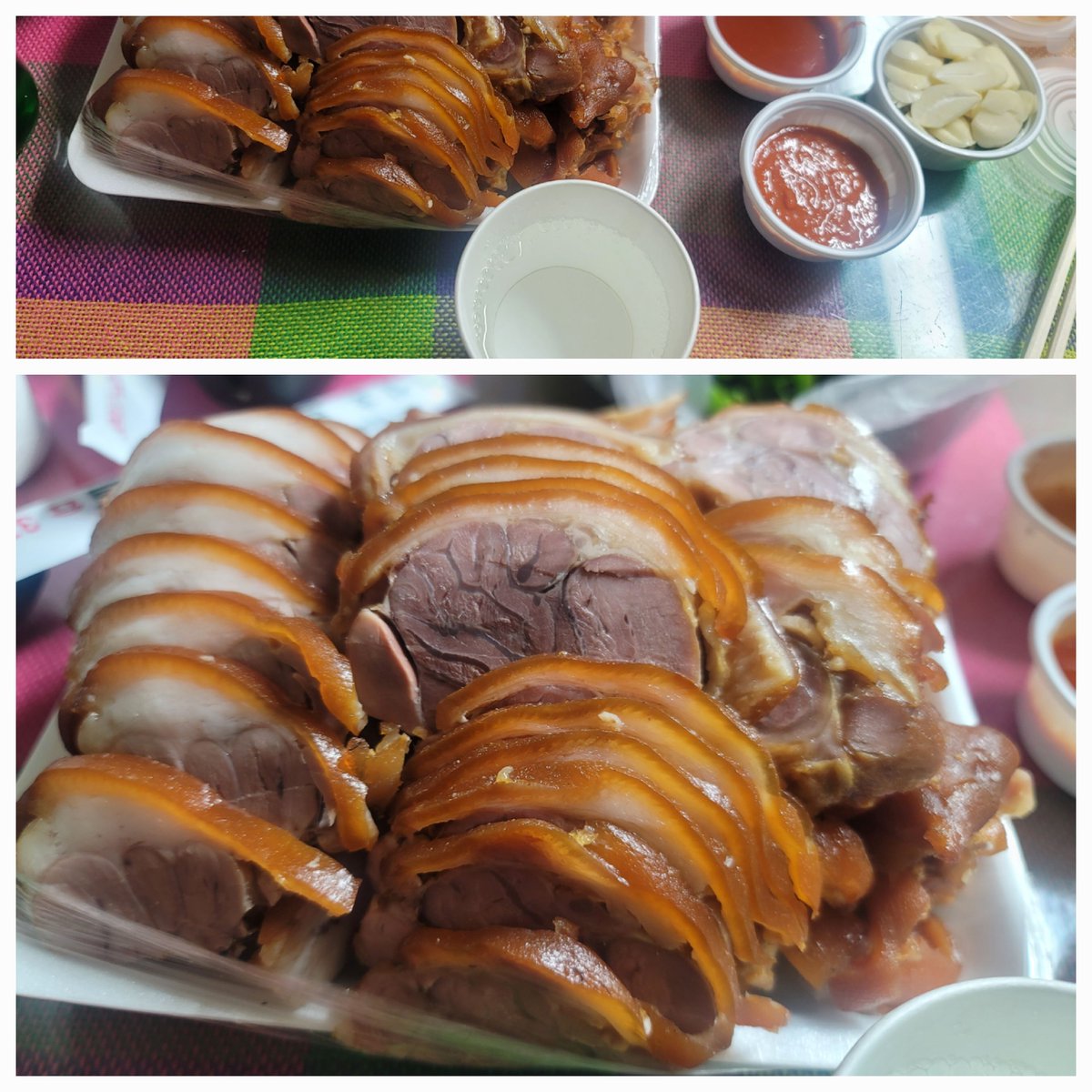 소주가 땡겨서 그냥 나홀로 족발에  소주한잔~~