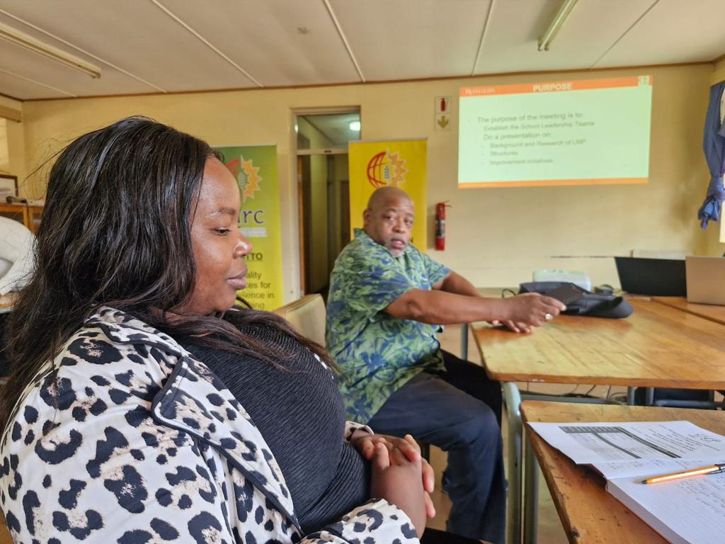 ELRC1994's tweet photo. ELRC Labour Management Partnership Programme - Ikageleng Secondary School (Ngaka Modiri Molema District) in the Northwest Province. School Leadership Teams training and establishment. https://t.co/YtkLrYxN9U
