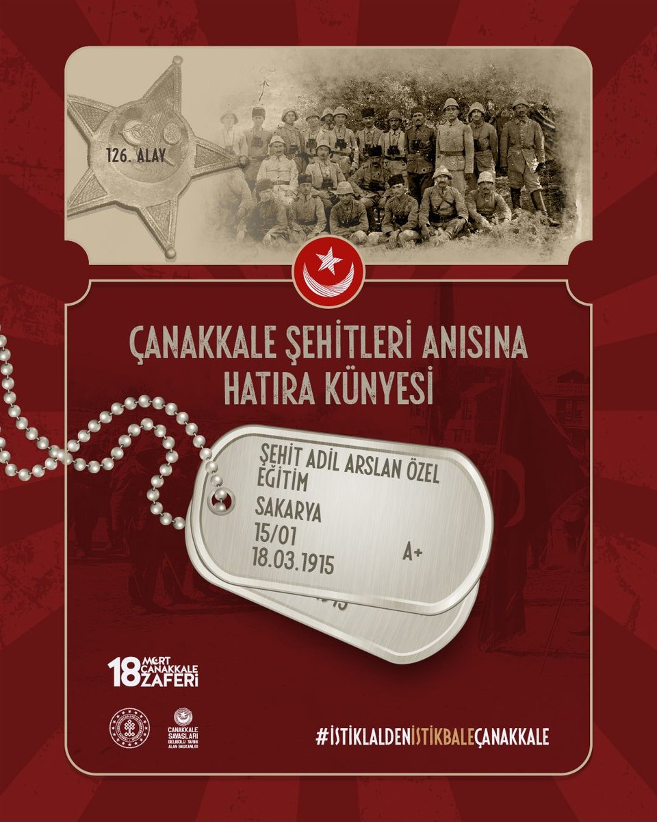 Çanakkale Deniz Zaferi'nin 110. yıl dönümünde, kahramanlarımızı saygı, minnet ve rahmetle yâd ediyoruz.