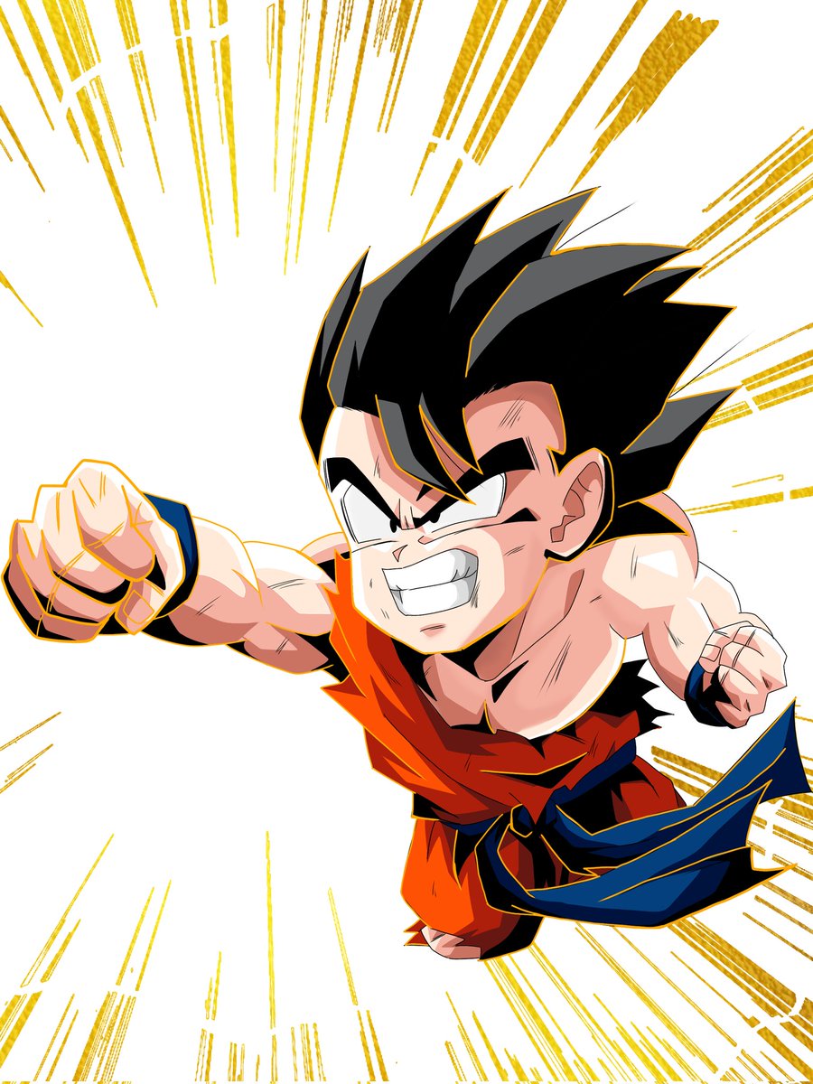 貫けー！ #ドラゴンボールイラスト #悟空