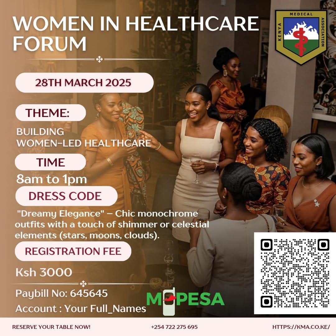 KenyaMedics_KMA's tweet image. Ladies in Healthcare, This One’s for You! This is your chance to be part of a powerful movement—where women in healthcare come together to dream, lead, and transform the future!

Don’t just hear about it—be in the room register forms.gle/J5UFUY36tEfyGW…

#WomenInHealthcare