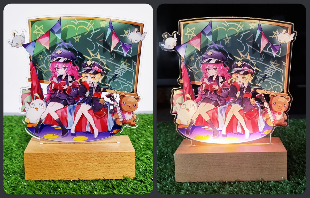 3서코에 가져갈 이로하&amp;이부키 무드등 실물 사진입니다!
부스 정보는 메인트 참고 부탁드립니다:)

#블루아카이브 #BlueArcive