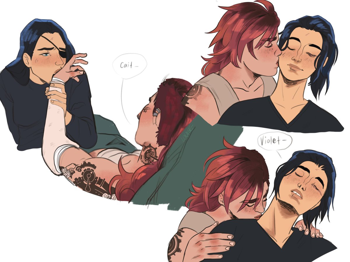 Post fight scenes my beloved #arcane #caitvi #caitlynkiramman