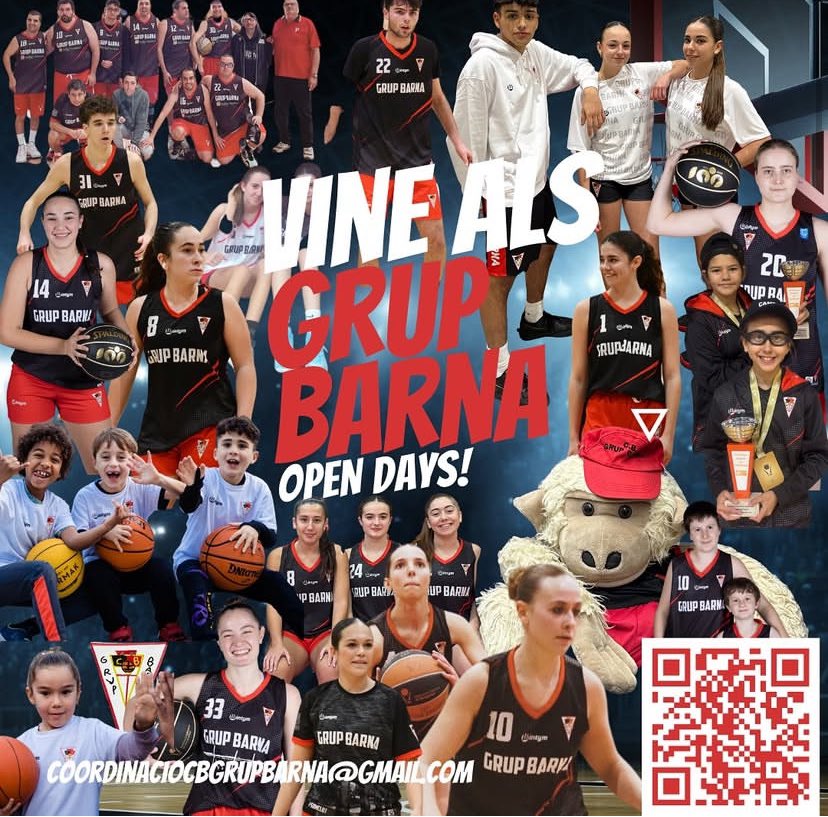 🗓️ El 24 i 25 de maig vine als Open Days!! ❤️🖤

🫵 Inscriu-te per formar part del nostre club! 

docs.google.com/forms/d/e/1FAI…

#somClot #wetheClot
