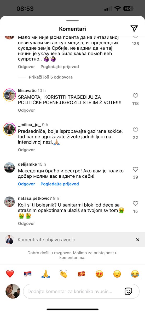 Jaca_rtr's tweet photo. @BorkoStef Dok još imaju komentari na objavi koje nije izbrisao https://t.co/IskzmaZG98