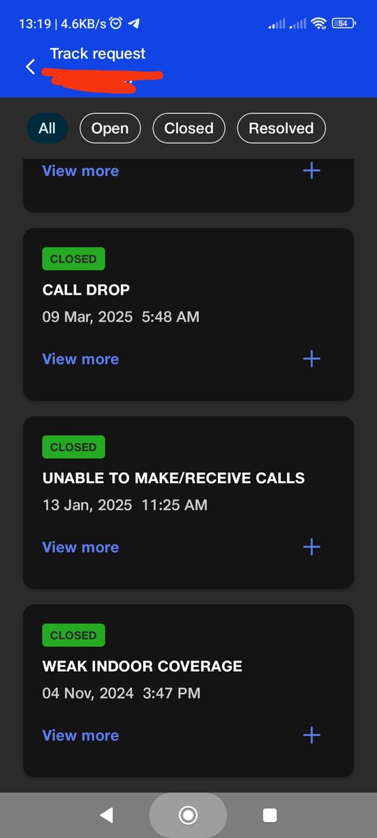 iamsam65407719's tweet image. Jio is becoming worse nowadays. Despite multiple complaints, they haven&apos;t resolved my issues.
@JioCare  @reliancejio 
#jio #complain #networkproblem #calling