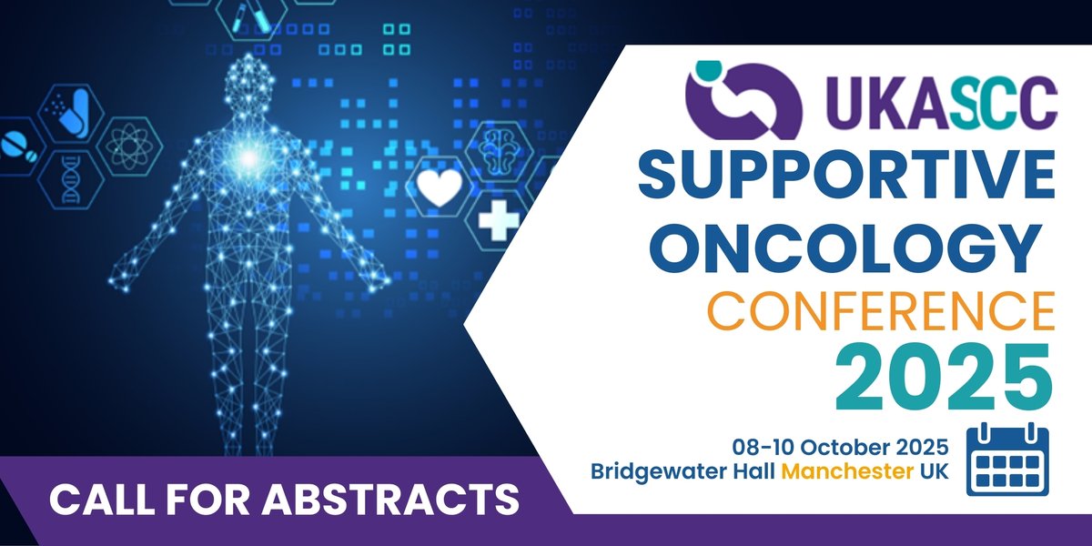 The Christie Institute for Cancer Education (@cicemanchester) on Twitter photo Submit your abstract for the UKASCC Supportive Oncology Conference by 5pm, 30th June 2025. Successful submissions will present an A1 poster with discounted tickets for presenters.
More info & submit: ow.ly/XzwV50VfUxA
<a href="/UKASCC/">UKASCC</a> <a href="/bermandr2/">Richard Berman</a> @drjencaife <a href="/ash375/">Ashique Ahamed</a> @cancercaremascc Submit your abstract for the UKASCC Supportive Oncology Conference by 5pm, 30th June 2025. Successful submissions will present an A1 poster with discounted tickets for presenters.
More info & submit: ow.ly/XzwV50VfUxA
<a href="/UKASCC/">UKASCC</a> <a href="/bermandr2/">Richard Berman</a> @drjencaife <a href="/ash375/">Ashique Ahamed</a> @cancercaremascc