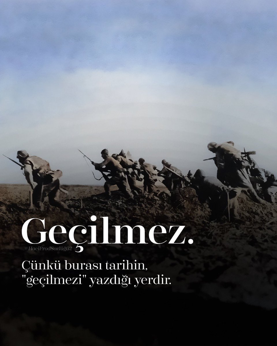 Ne tarihe sığarsın ne cihana! 🇹🇷

 #18MartÇanakkaleZaferi