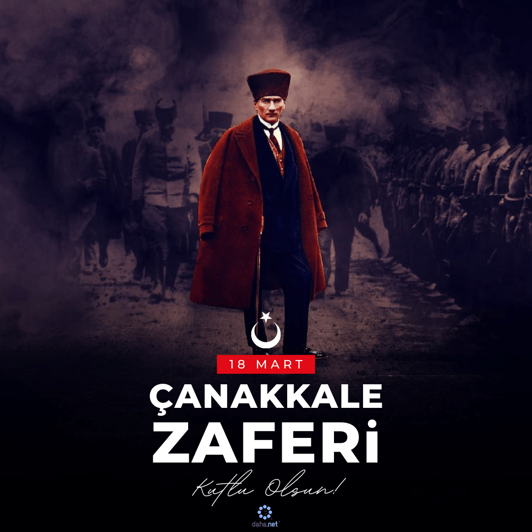 daha_net's tweet photo. 18 Mart Çanakkale Zaferi’nin 110. yılında, Ulu Önder Mustafa Kemal Atatürk başta olmak üzere tüm şehit ve gazilerimizi saygıyla anıyoruz.
 
#18Mart #ÇanakkaleZaferi #dahanet https://t.co/5Tk69RWwZj