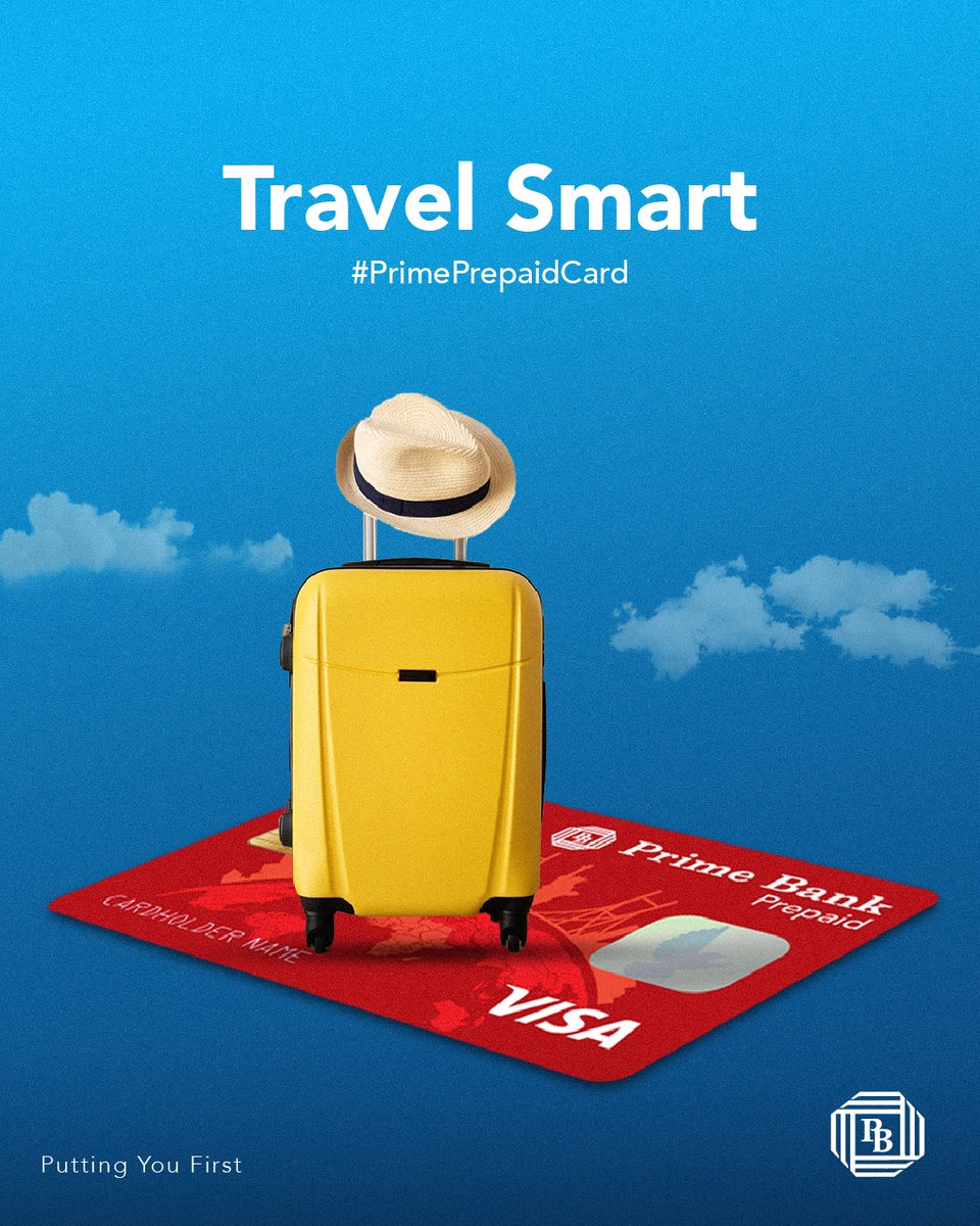 Your travel buddy is here! The #PrimePrepaidCard makes spending abroad seamless. 

Load multiple currencies and spend freely. Get yours today!