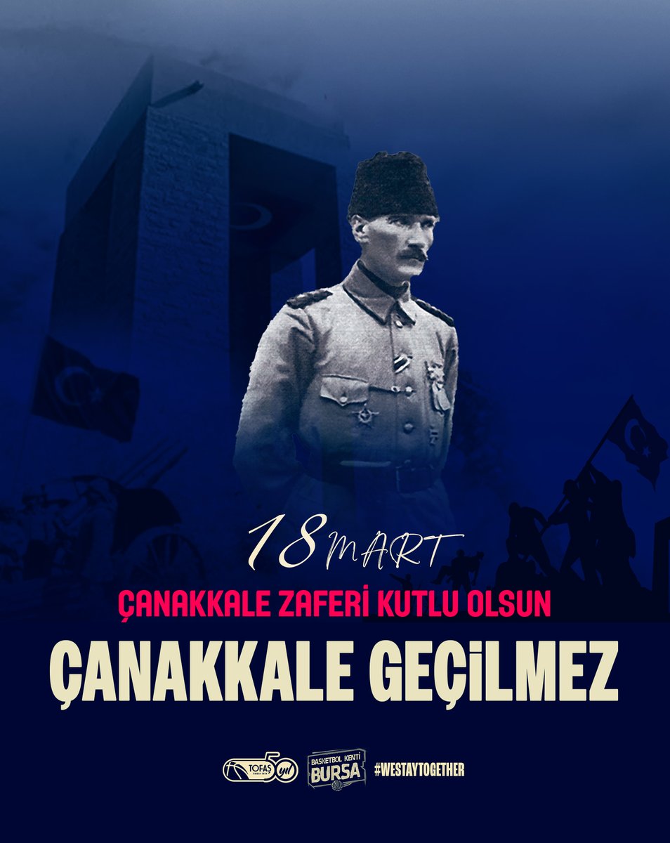 TofasSporKulubu's tweet photo. Ulu Önder Gazi Mustafa Kemal Atatürk başta olmak üzere silah arkadaşlarını ve Çanakkale’yi geçilmez kılan aziz şehitlerimizi rahmet ve minnetle anıyoruz 🇹🇷 #18Mart Çanakkale Zaferi kutlu olsun https://t.co/usnTBoYN5p