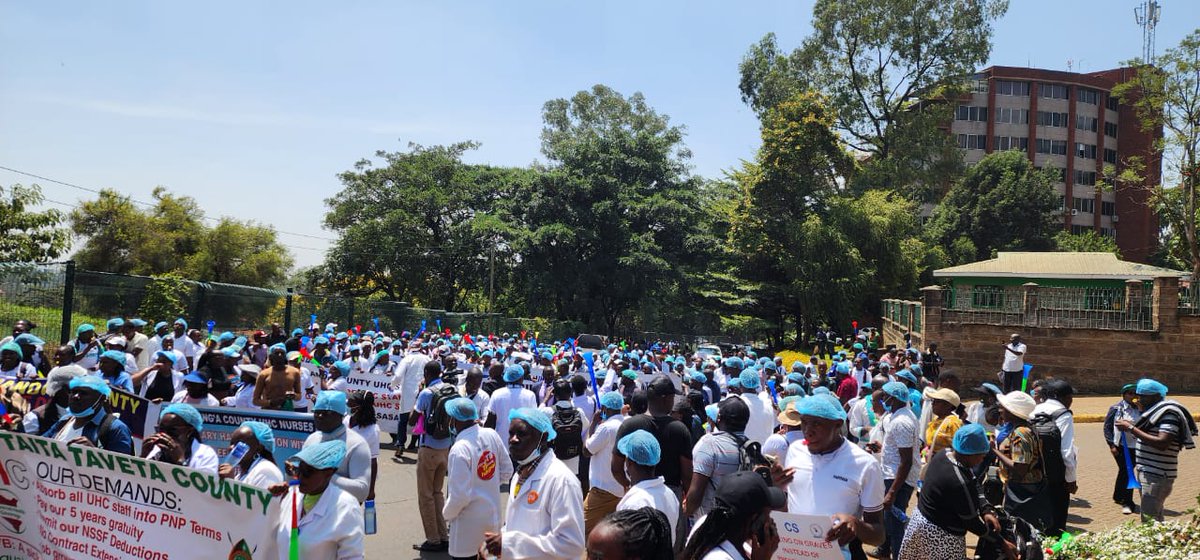 C_Nairobian's tweet photo. Govt touts UHC success, but staff toil without gratuity or stability. Permanent terms now—stop exploiting us! #Absorb8571UHCStaff" https://t.co/Q5PK5TaDEc