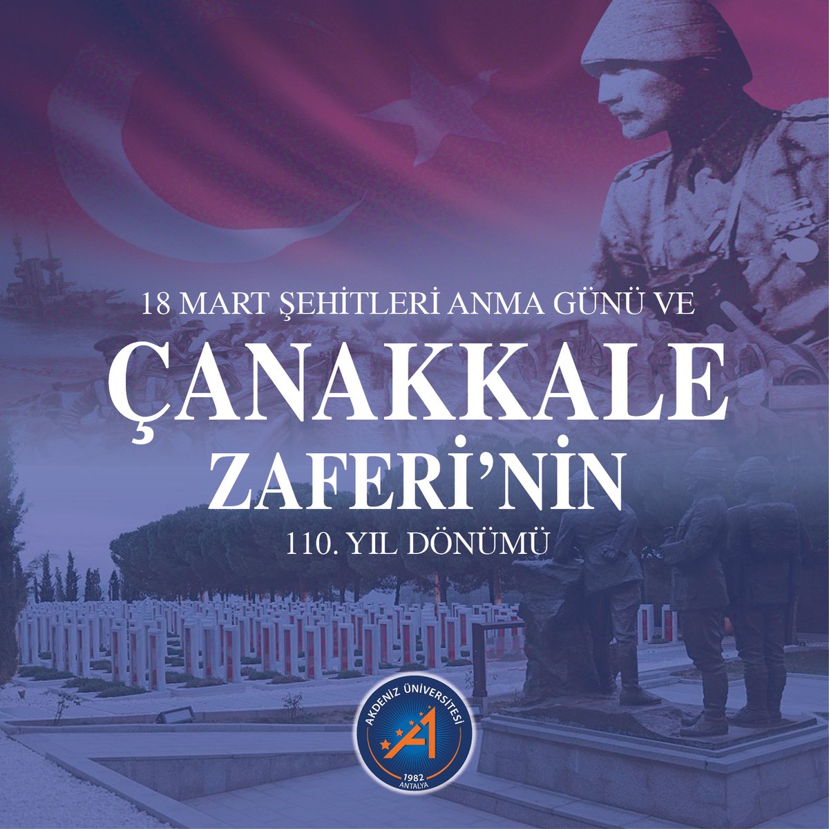 🇹🇷 "Çanakkale, vatan uğruna yazılan bir destandır!"
18 Mart Şehitleri Anma Günü ve Çanakkale Zaferi’nin yıl dönümünde, vatanı için canını feda eden tüm kahramanlarımızı rahmet, minnet ve saygıyla anıyoruz.
Onların cesareti, bugünümüzün teminatıdır.
#ÇanakkaleGeçilmez