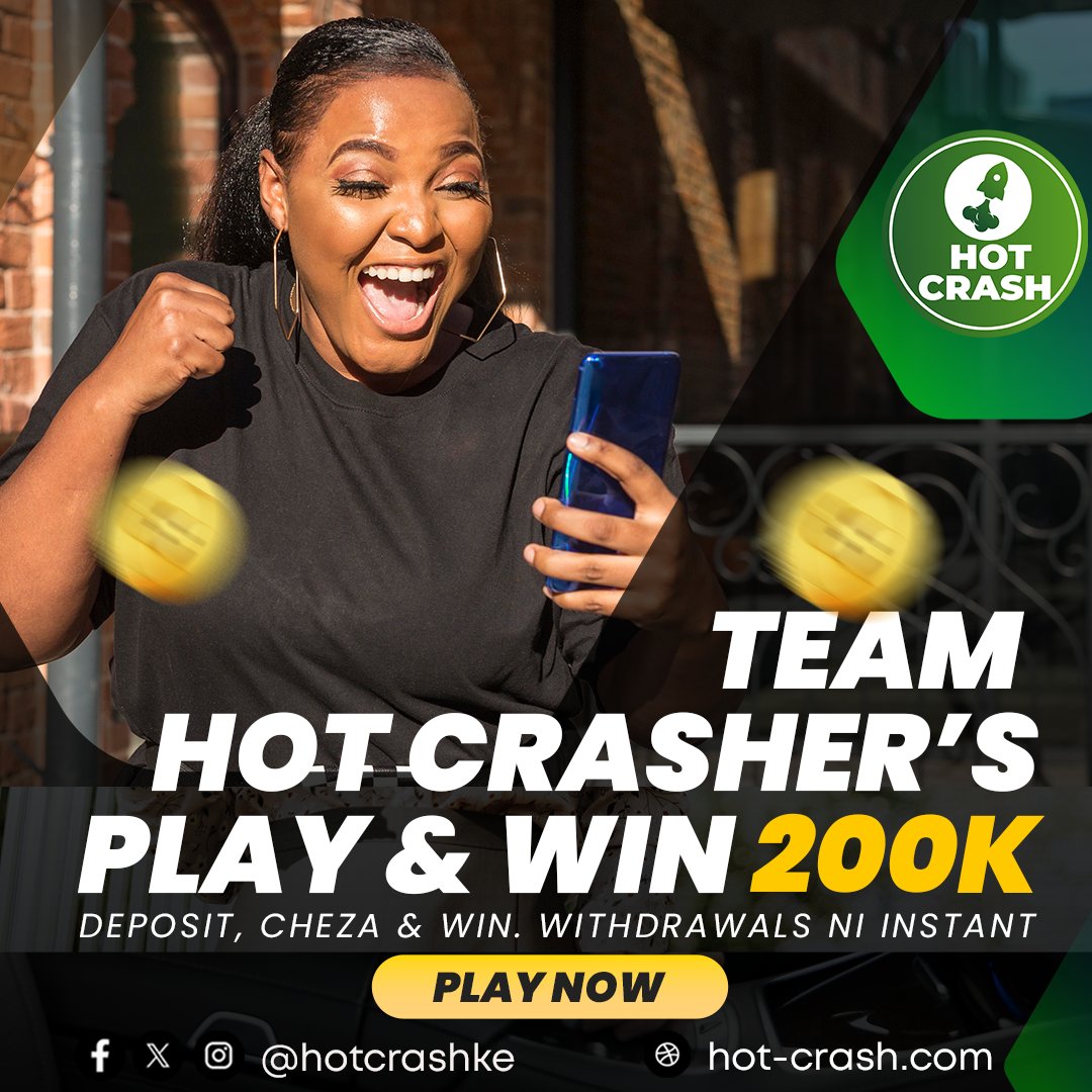 hotcrashke's tweet image. Team Hot Crasher's: Play and Win KES 200,000 Instantly!
Deposit, play, and win BIG! Fast withdrawals: No delays!
Click here to get started: hot-crash.com

#PepeaLeo #WinBig #InstantWithdrawals