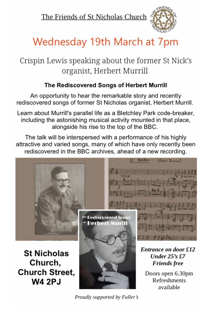 old_chiswick's tweet image. An event tomorrow night at St Nicholas Church.