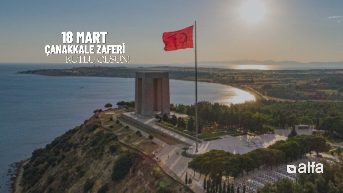 Çanakkale Zaferi’nin 110. yılında Ulu Önder Gazi Mustafa Kemal Atatürk ve tüm kahramanlarımızı saygı, rahmet ve minnetle anıyoruz.
18 Mart Çanakkale Zaferi kutlu olsun!

#18Mart #ÇanakkaleZaferi #AlfaÇevre #AlfaÇevreTeknolojileri