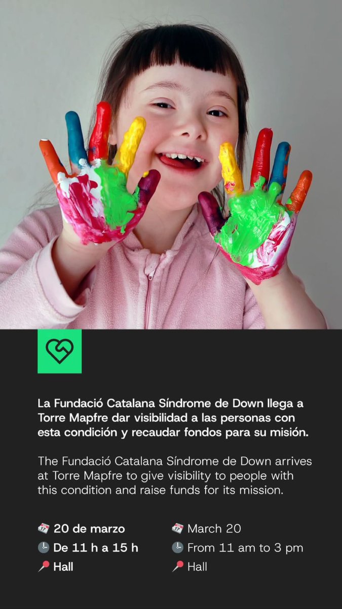 Aquest dijous ens podreu trobar a la Torre Mapfre, us hi esperem! 🙌🎨
